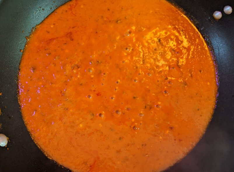 kraken curry base simmering